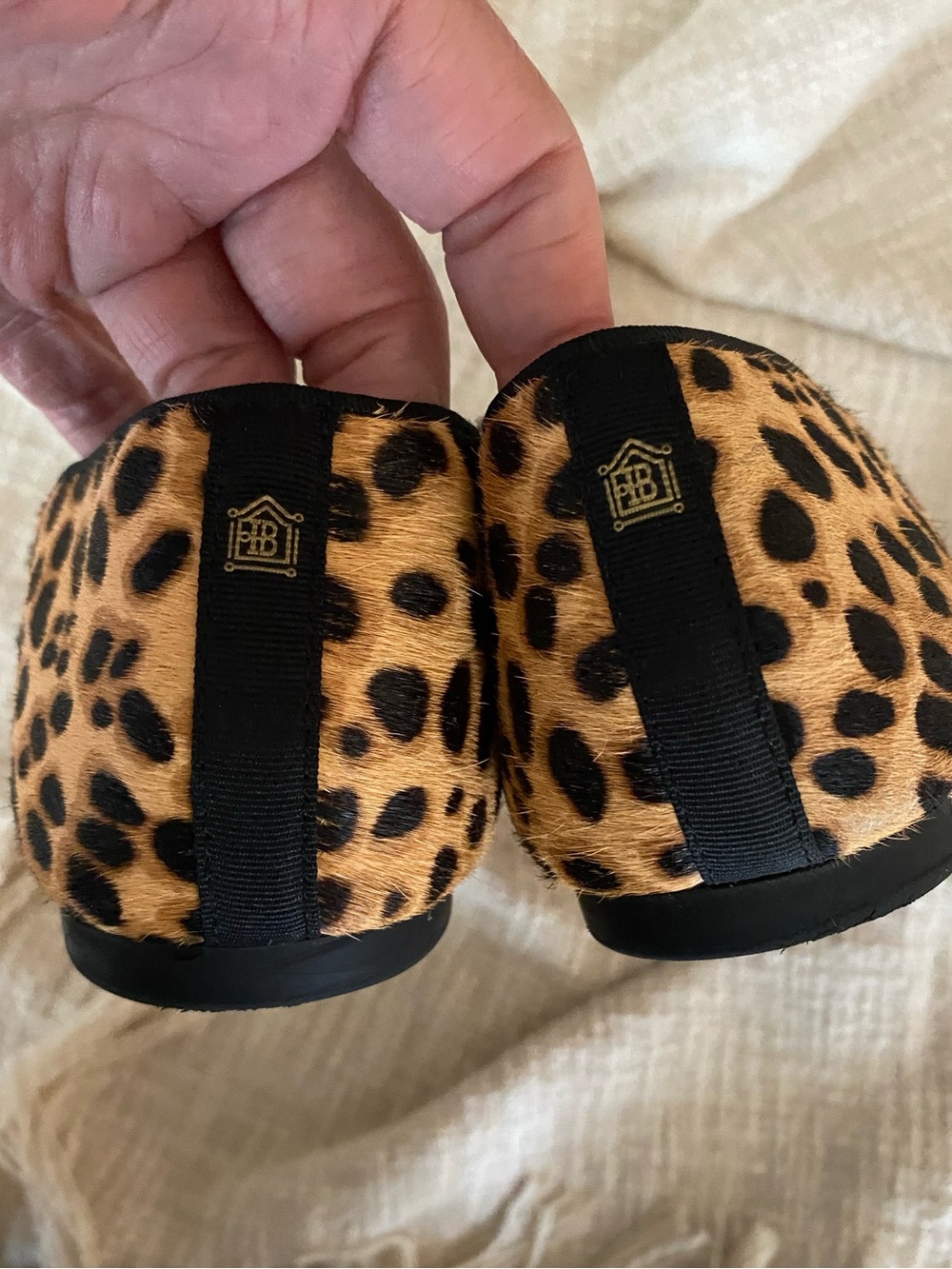 Birdies The Starling Loafer Dyed Calf Hair in Leopard Print Size 7.5 - Picture 6 of 14